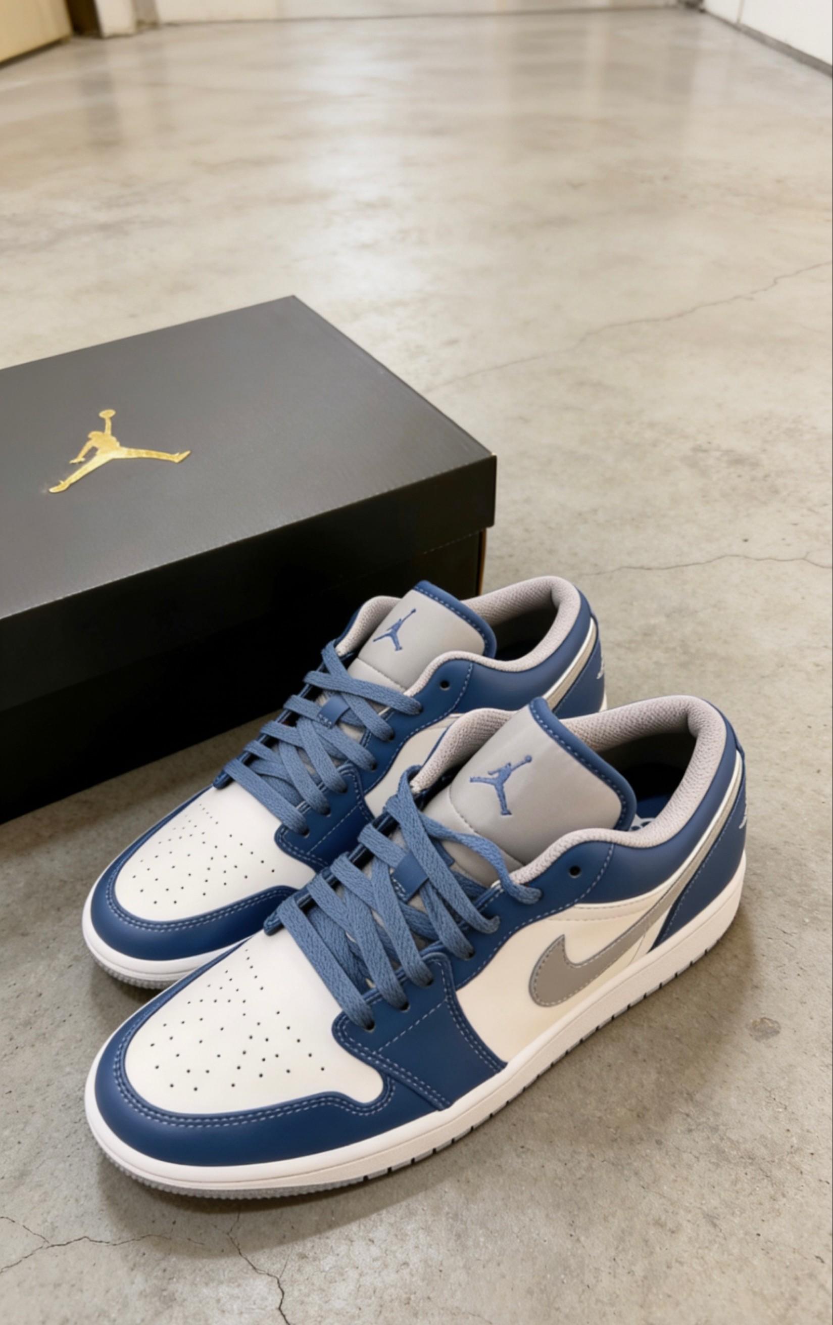 穿了一周的AJ1 Low True Blue,真实体验说给你听🤔